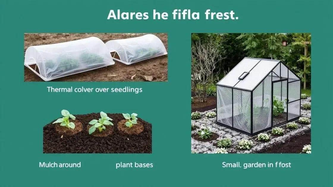 Estratégias de proteção contra geadas Estratégias de proteção contra geadas