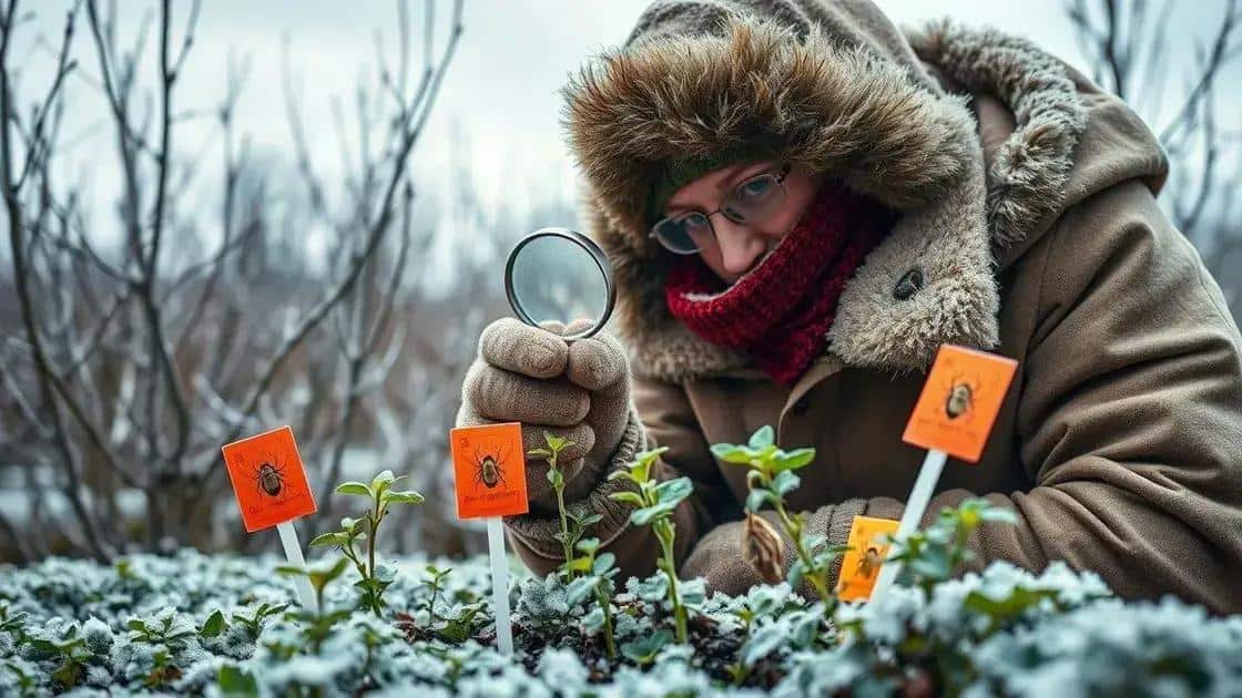 Monitorando pragas em mudas na estação fria Monitorando pragas em mudas na estação fria