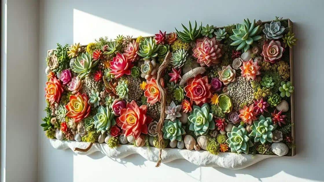Dicas para montar sua parede verde com suculentas Dicas para montar sua parede verde com suculentas