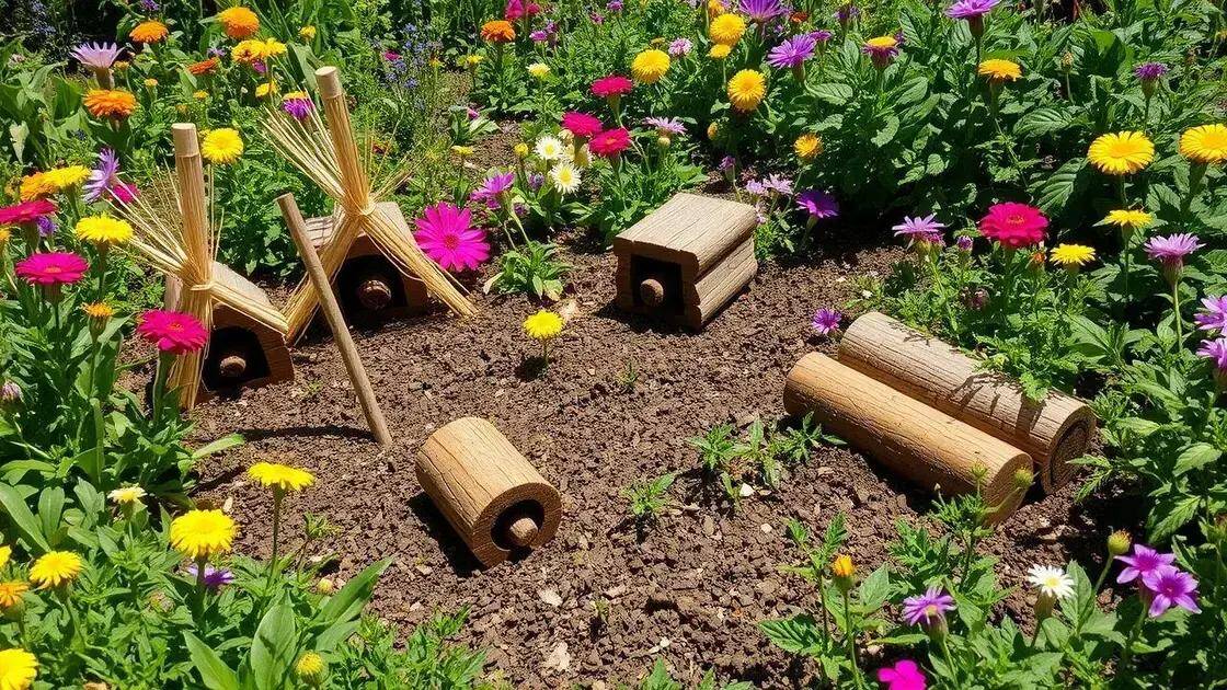 Criando abrigo e proteção para as abelhas Criando abrigo e proteção para as abelhas