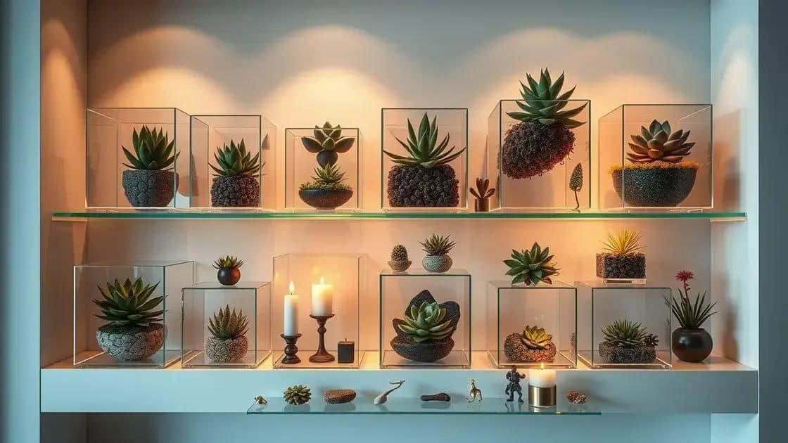 Ideias criativas para a disposição do cubo de cristal Ideias criativas para a disposição do cubo de cristal