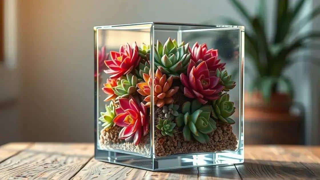 Leia mais sobre o artigo Cubos Cristalinos: Terrários Geométricos que se Transformam em Peças de Arte Moderna