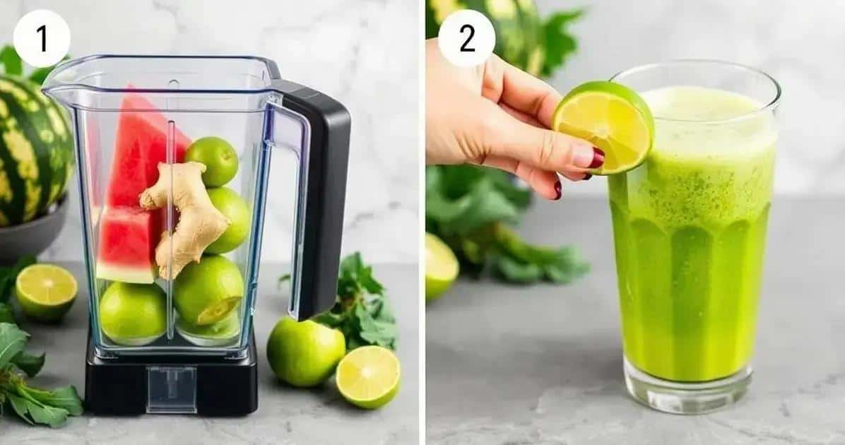 Método de Preparo do Drink Verde