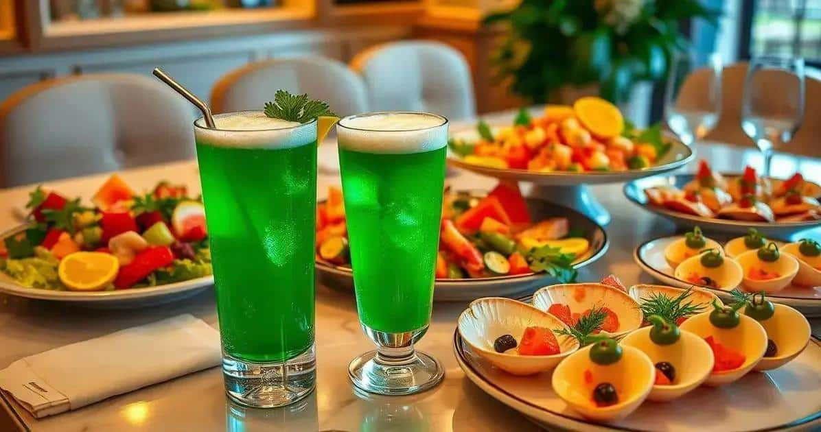 Harmonizações da Bebida com o Drink Verde