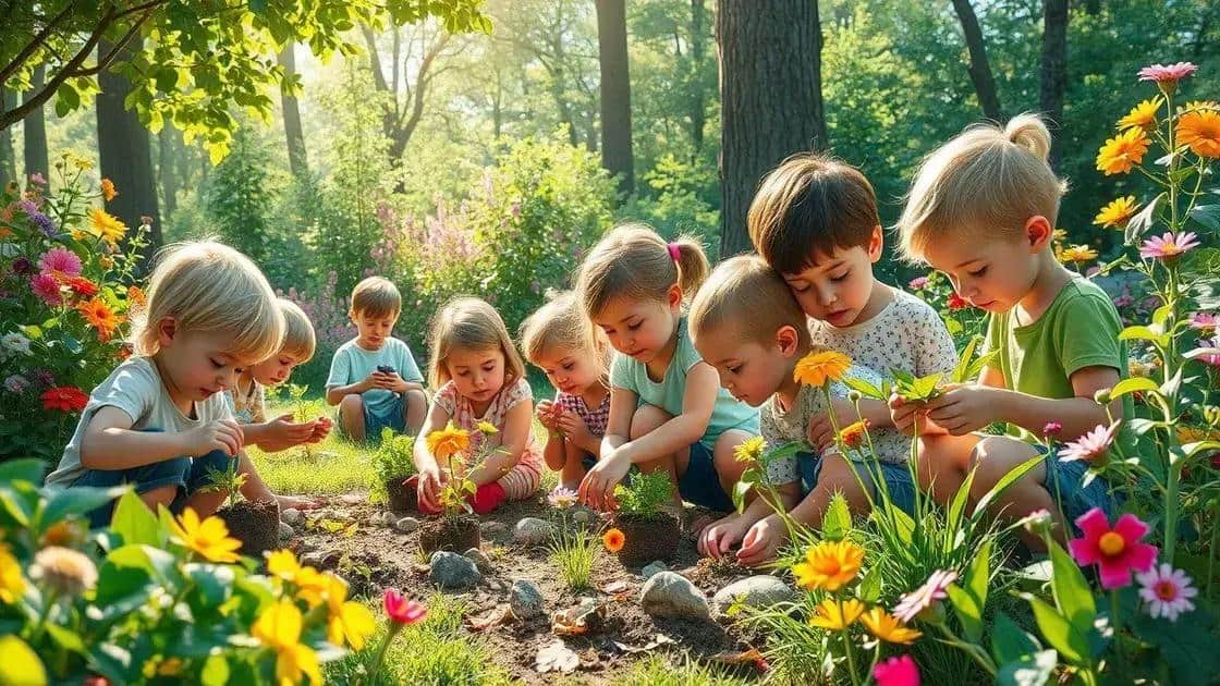 Atividades práticas para crianças no jardim Atividades práticas para crianças no jardim