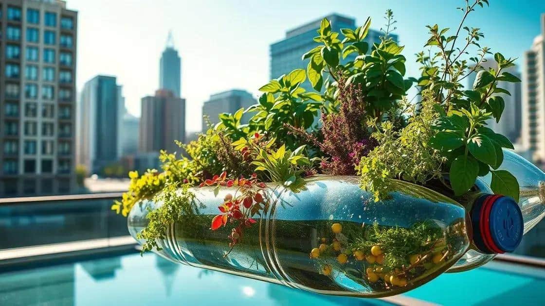 No momento, você está visualizando Horta Flutuante: Como Cultivar Vegetais em Garrafas sem Terra e com Mínimo Espaço