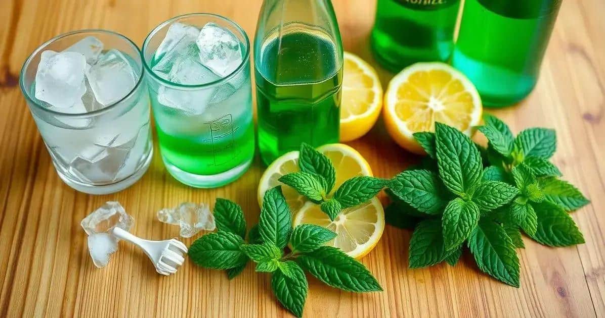 Ingredientes da Receita de ICE com Refrigerante de Maçã Verde