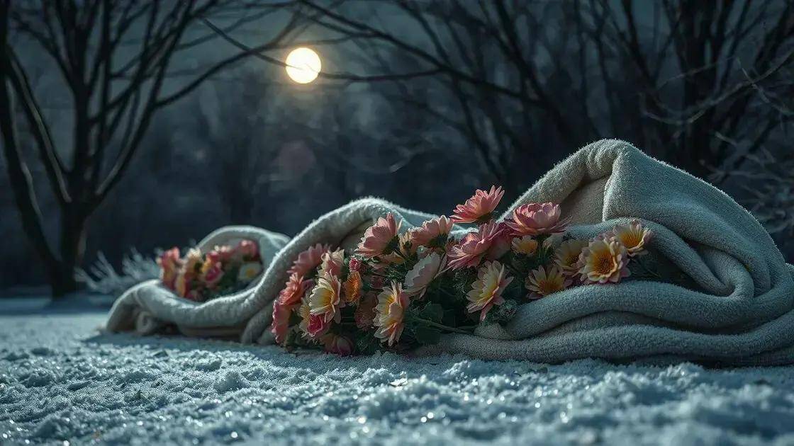 Como proteger suas flores do frio Como proteger suas flores do frio