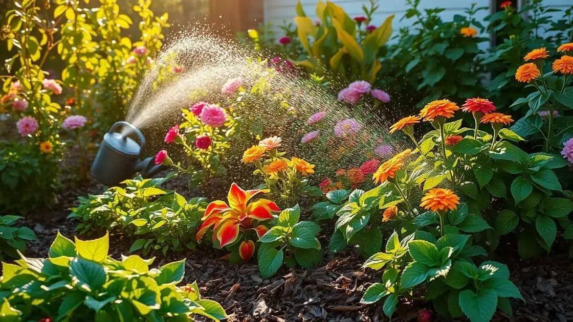 dicas para rega eficiente no outono dicas para rega eficiente no outono