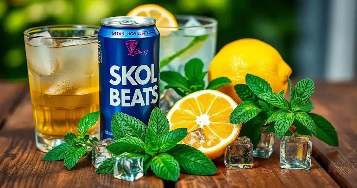 Ingredientes da Receita de Skol Beats com Energético e Limão Ingredientes da Receita de Skol Beats com Energético e Limão
