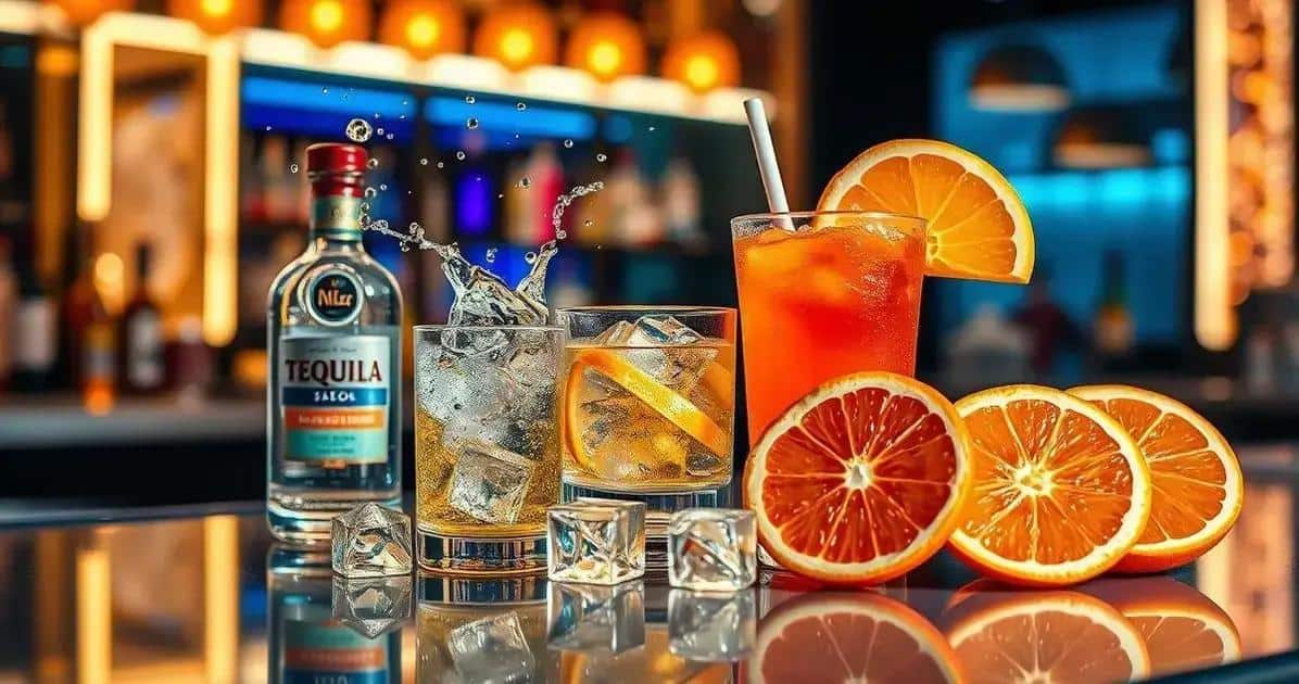 Ingredientes da Receita de Tequila com Refrigerante de Tangerina