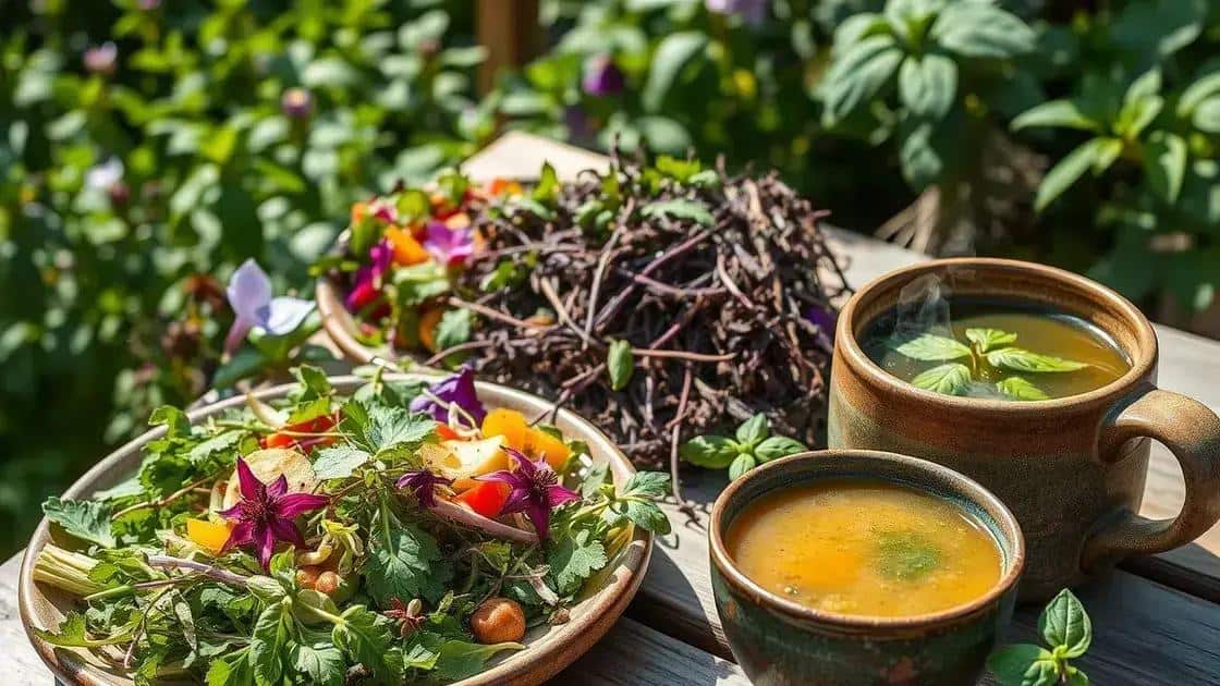 Receitas fáceis com ervas espontâneas comestíveis Receitas fáceis com ervas espontâneas comestíveis