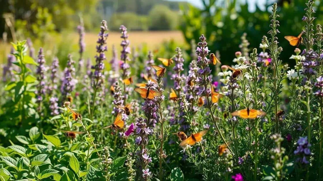 O papel das ervas na biodiversidade do jardim O papel das ervas na biodiversidade do jardim