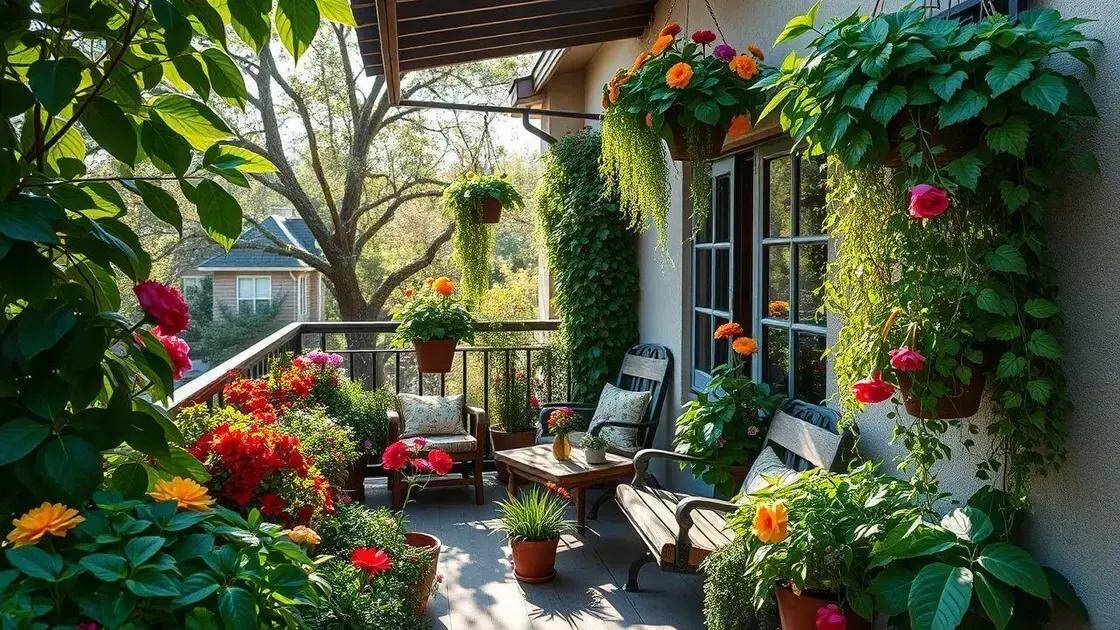 Importância de um cantinho verde na varanda Importância de um cantinho verde na varanda