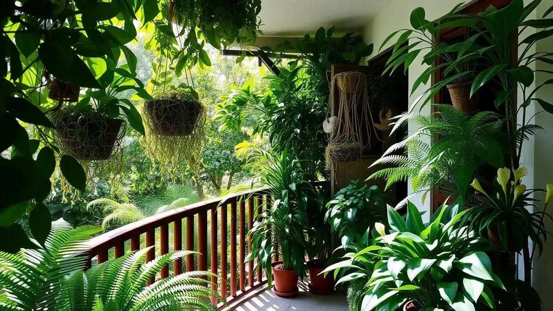 Plantas ideais para varandas com sombra Plantas ideais para varandas com sombra