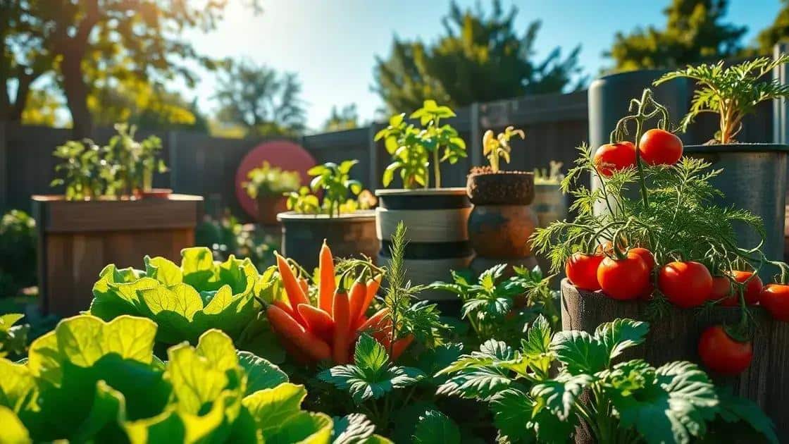 Benefícios de cultivar com sobras de alimentos Benefícios de cultivar com sobras de alimentos