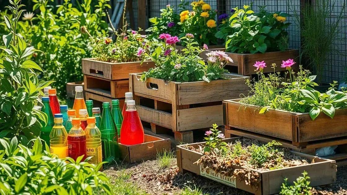 Como reaproveitar materiais na jardinagem Como reaproveitar materiais na jardinagem