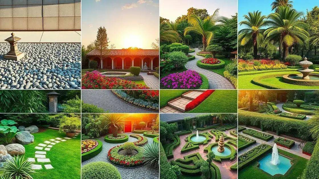 Estilos de jardim ao redor do mundo Estilos de jardim ao redor do mundo