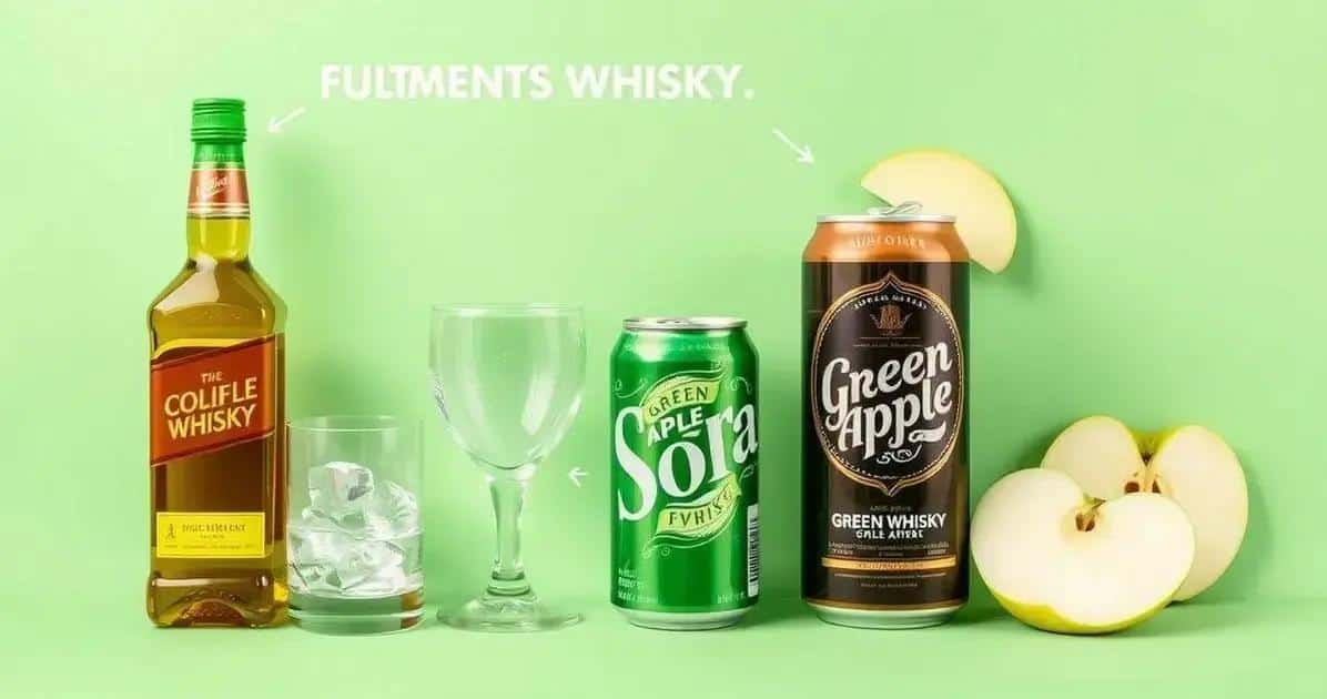 Curiosidades sobre os Ingredientes do Whisky com Soda de Maçã Verde Curiosidades sobre os Ingredientes do Whisky com Soda de Maçã Verde