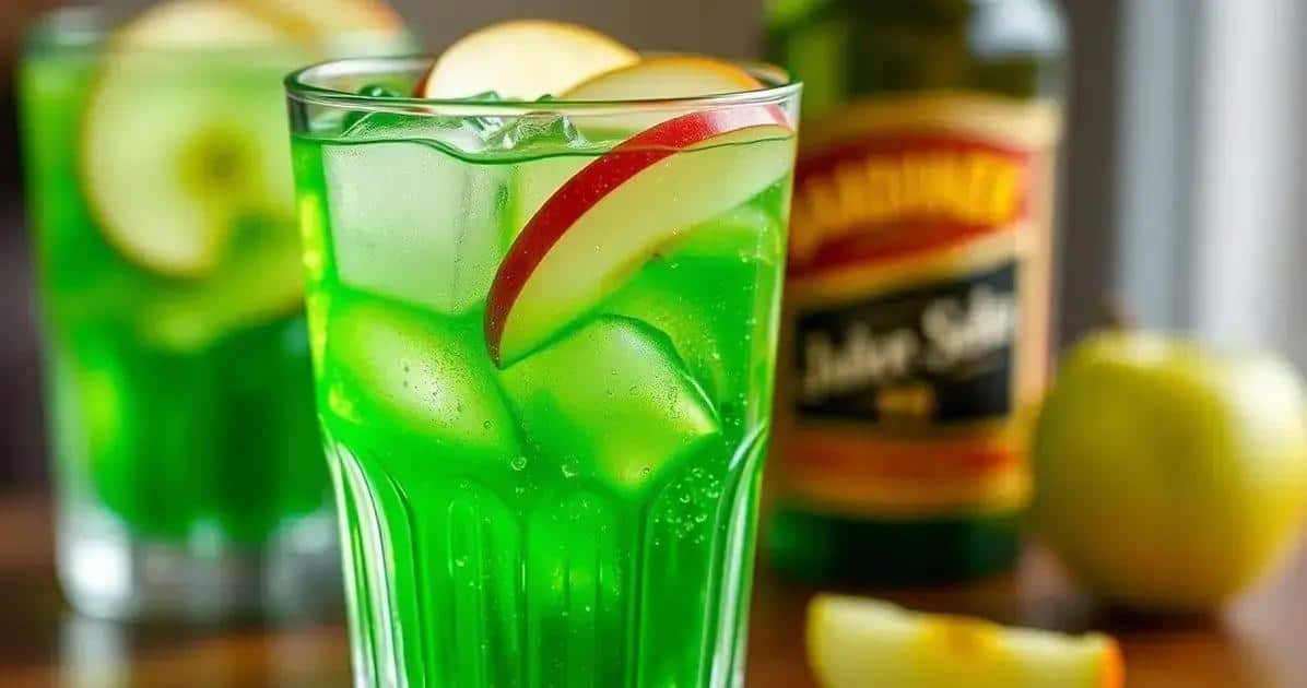 Leia mais sobre o artigo Whisky com Soda de Maçã Verde: Uma Combinação Refrescante e Irresistível