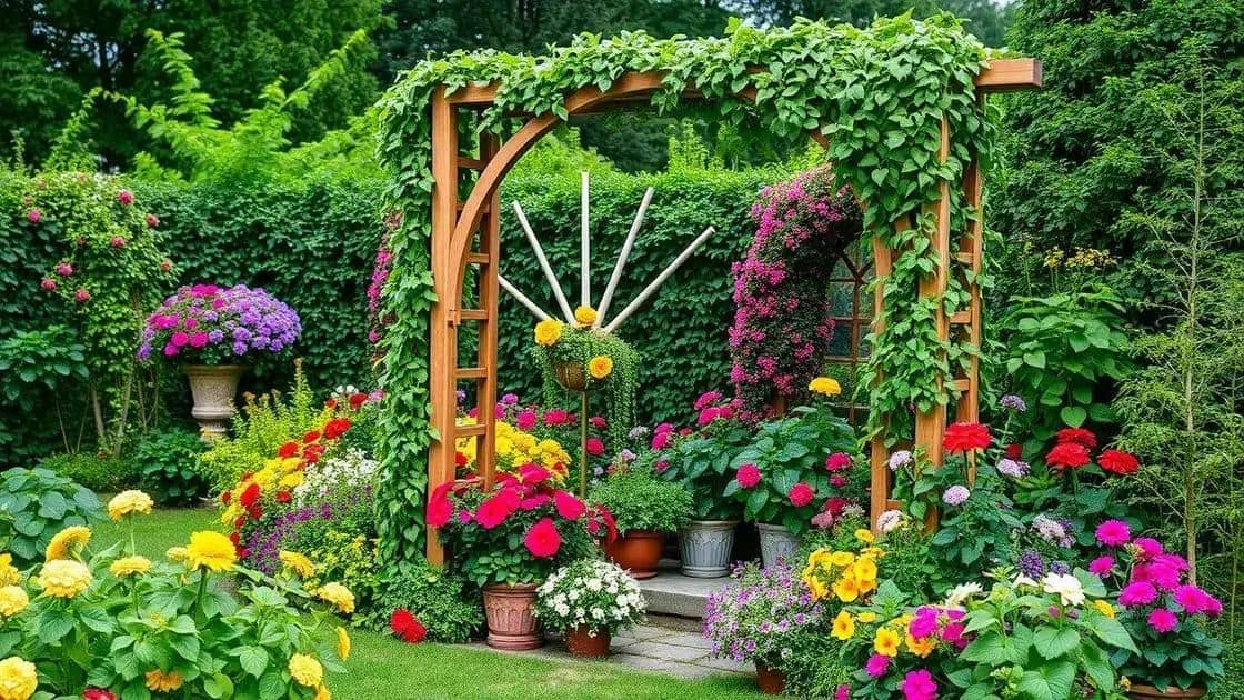 vantagens de usar um arco reforçado no jardim vantagens de usar um arco reforçado no jardim