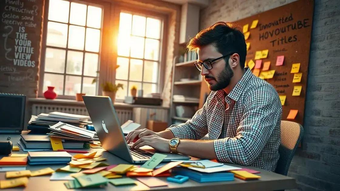 Dicas para escolher os melhores títulos para capítulos