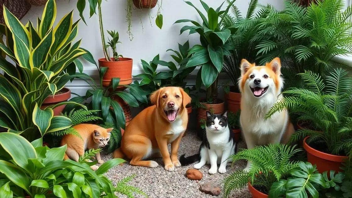 Plantas seguras para ter em casa com animais
