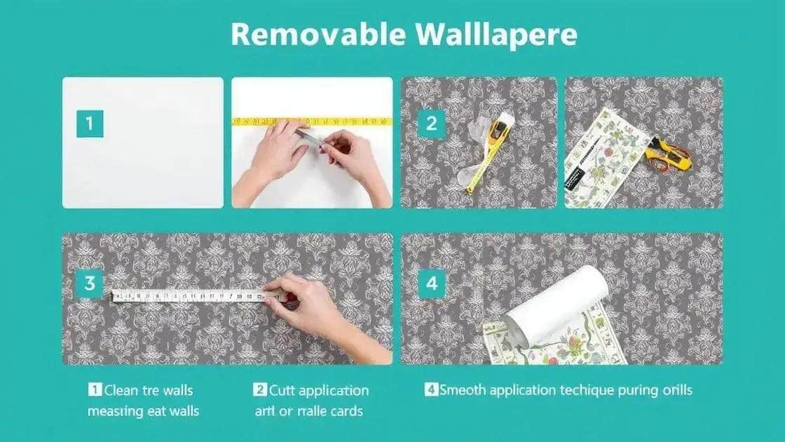 Como aplicar papel de parede removível de forma fácil Como aplicar papel de parede removível de forma fácil