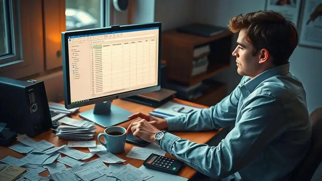 dicas para monitorar despesas no excel