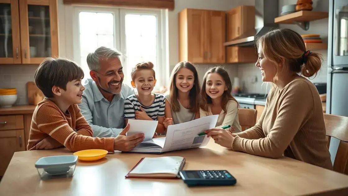 como praticar a educacao financeira em familia