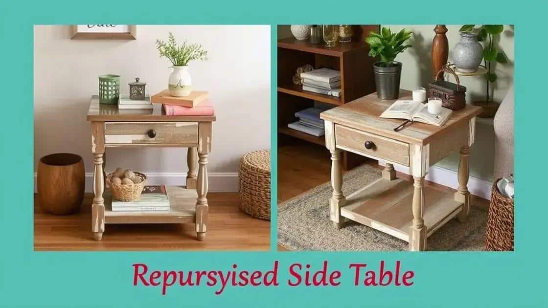 O que considerar ao reaproveitar mesas laterais? O que considerar ao reaproveitar mesas laterais?