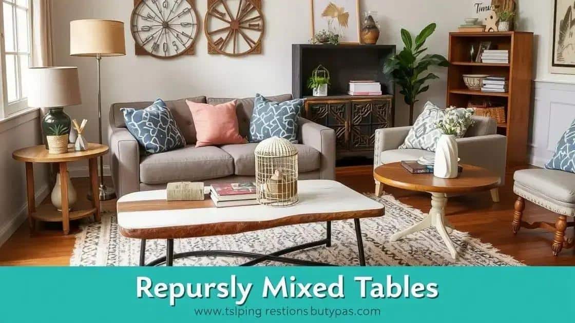 Misturando estilos: como harmonizar mesas reaproveitadas Misturando estilos: como harmonizar mesas reaproveitadas