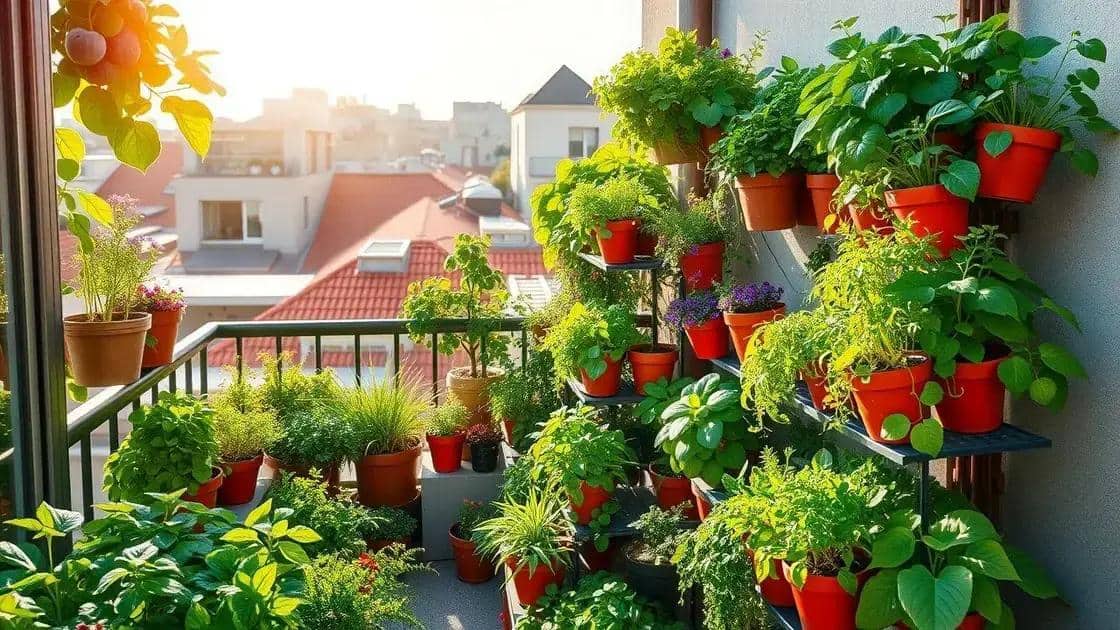 Dicas para hortas em varandas e sacadas Dicas para hortas em varandas e sacadas