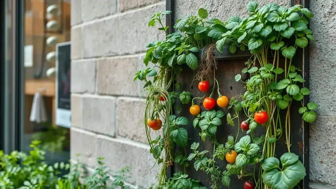 O que é uma horta vertical O que é uma horta vertical