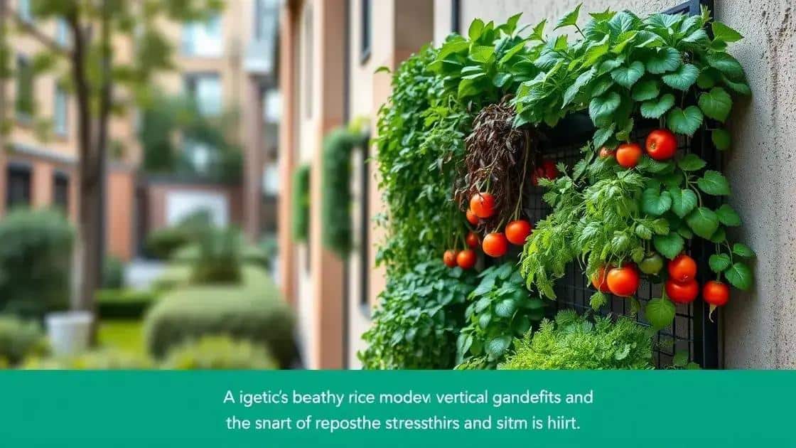 Benefícios de ter uma horta vertical Benefícios de ter uma horta vertical