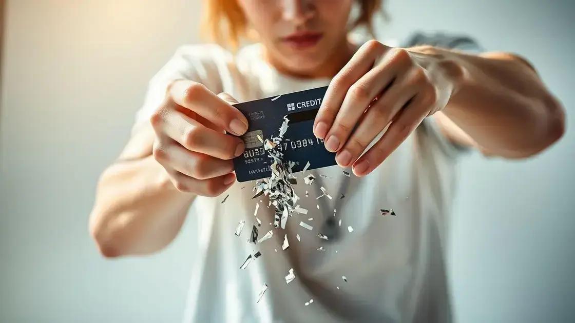 cortei o cartao de credito e nunca mais me endividei
