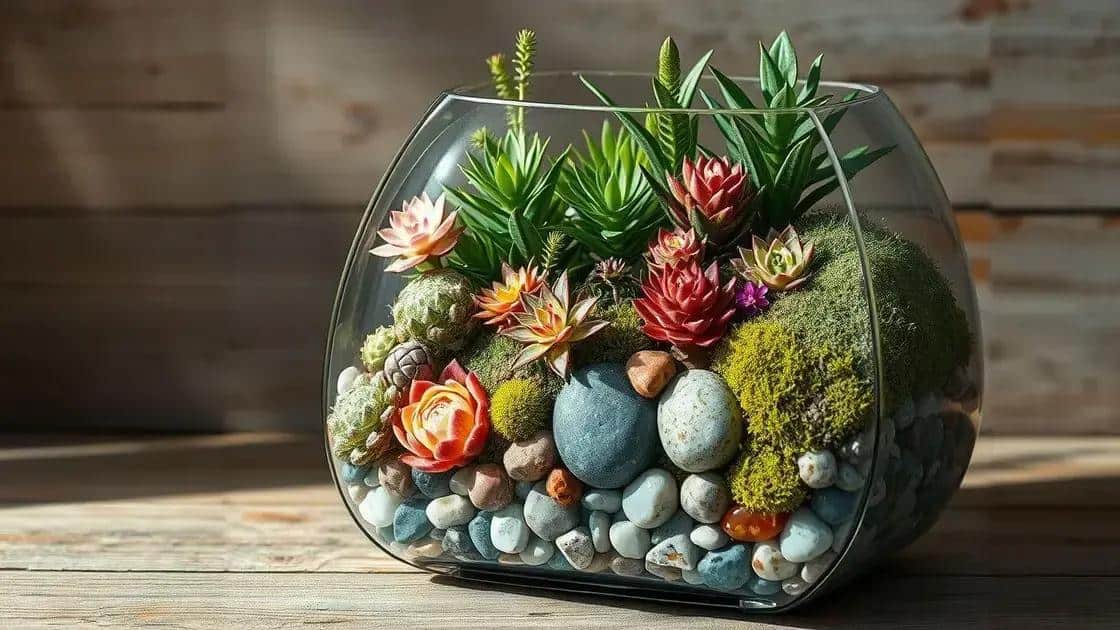 No momento, você está visualizando Criando terrários decorativos com suculentas e musgos