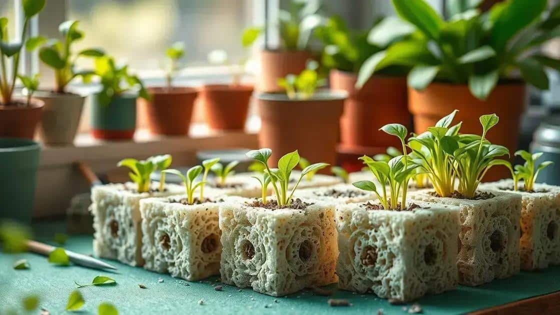 O que são cubos esponja sementes? O que são cubos esponja sementes?