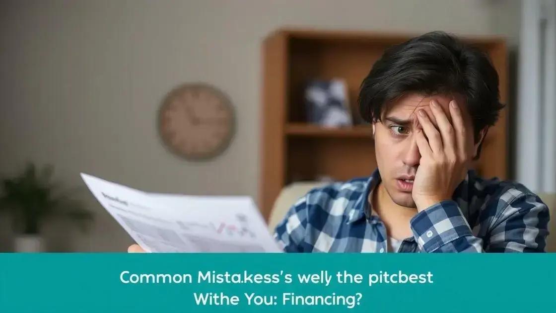 Erros comuns ao tentar comprar sem financiamento Erros comuns ao tentar comprar sem financiamento