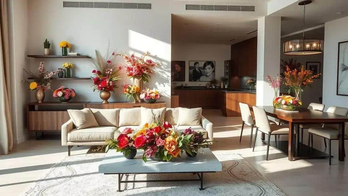 Onde posicionar arranjos florais permanentes para maior efeito Onde posicionar arranjos florais permanentes para maior efeito