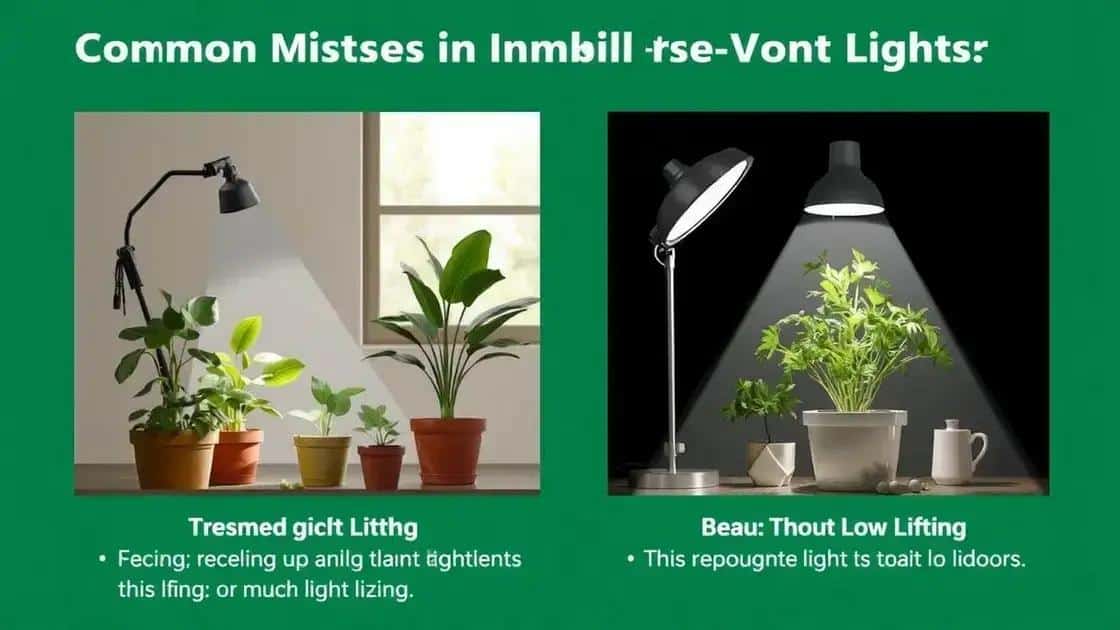 Erros comuns na iluminação de plantas internas e como evitá-los Erros comuns na iluminação de plantas internas e como evitá-los
