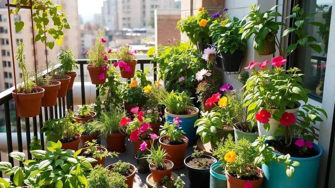 ideias para criar um mini jardim na varanda