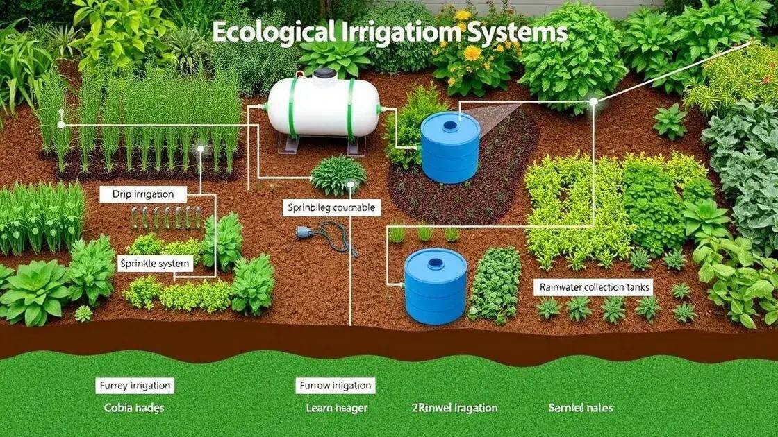tipos de sistemas de irrigação ecológicos tipos de sistemas de irrigação ecológicos