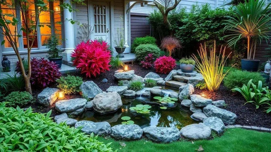 Elementos do feng shui em jardins residenciais