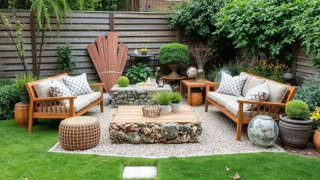 Posicionamento de móveis e elementos decorativos