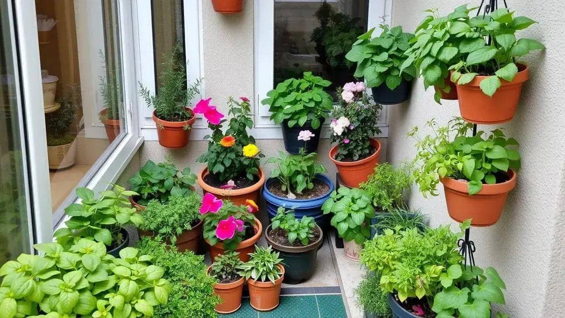 plantas ideais para balcões pequenos