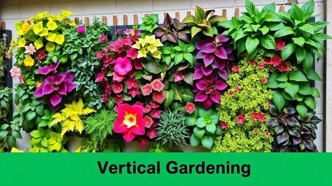 Como escolher plantas ideais para cultivo vertical