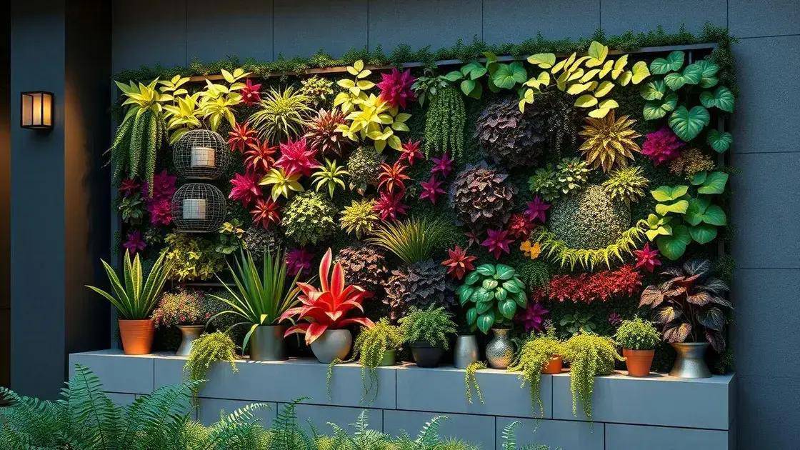 Decoração e estilo para seu jardim vertical