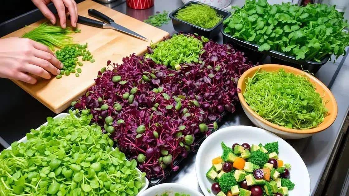 Como colher e usar microverdes na cozinha Como colher e usar microverdes na cozinha