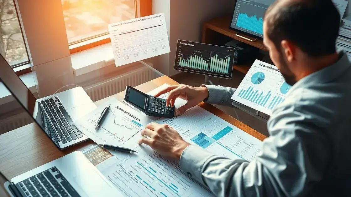 Diferença entre amortização e financiamento
